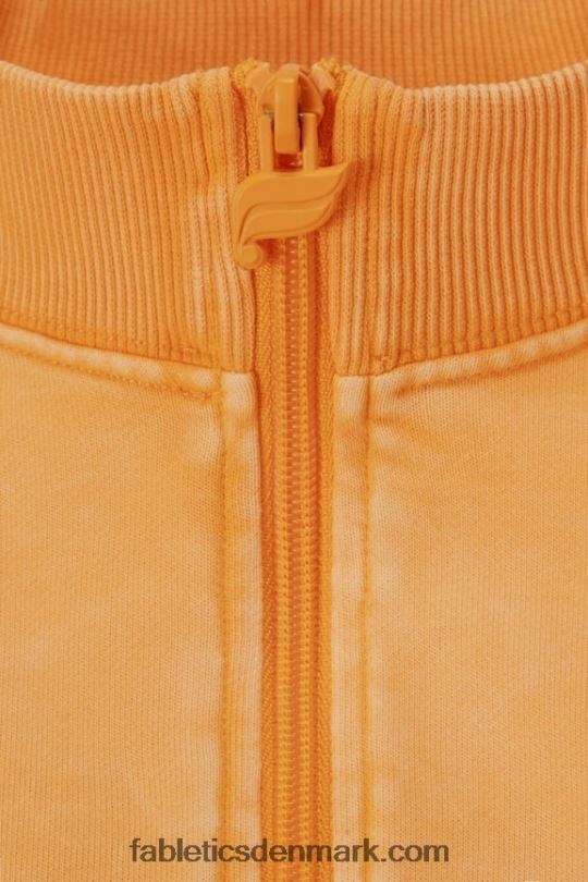 Fabletics Kvinder letvægts frotté sweatshirt med halv lynlås PNX2T2439 eftermiddagssol/grafik