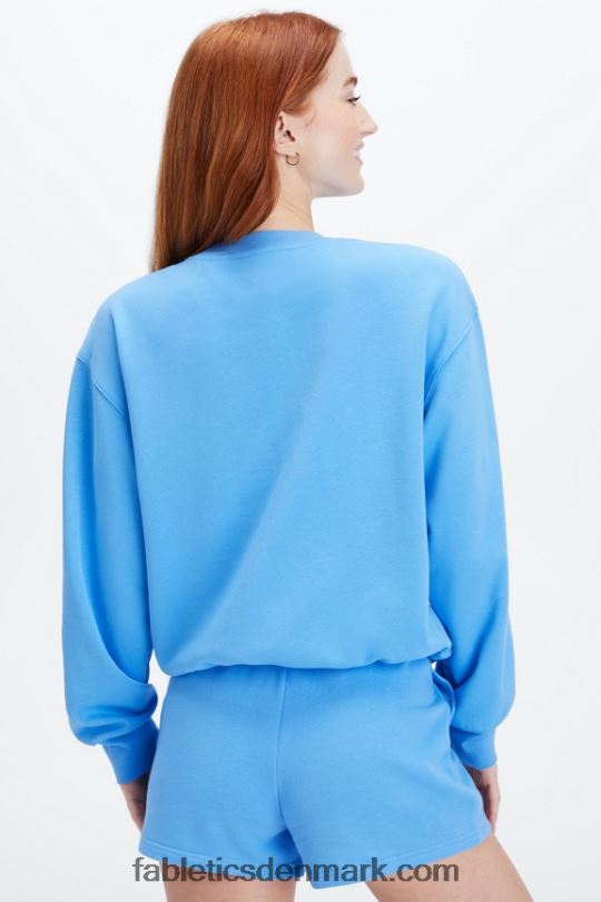 Fabletics Kvinder letvægts go-to cropped crewneck PNX2T2654 ø flugt/atletikklub