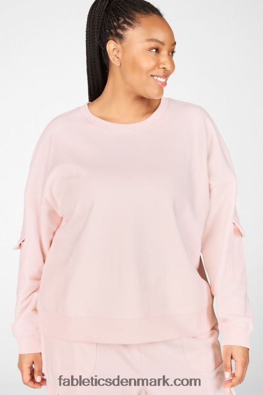 Fabletics Kvinder nyla cargo pullover PNX2T2535 lyserød frost