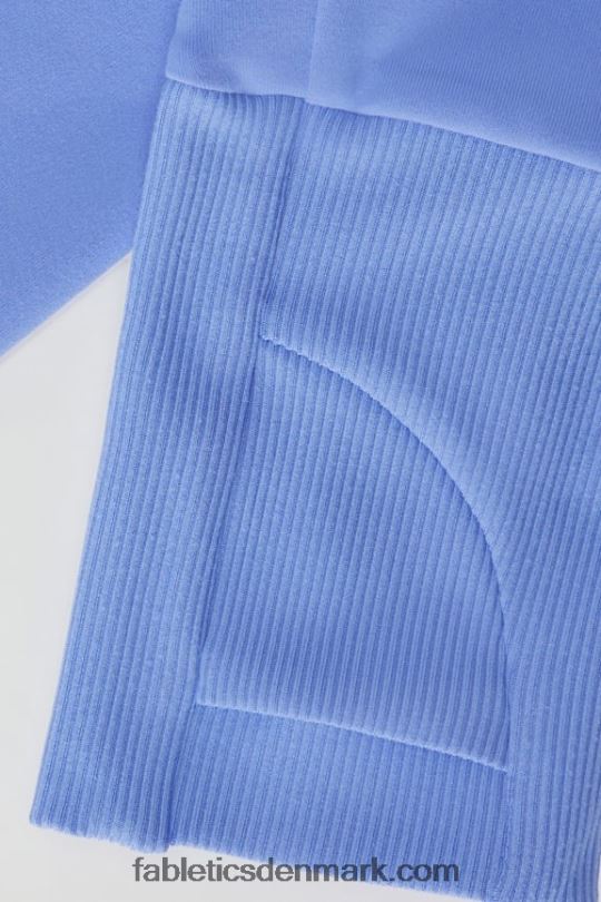 Fabletics Kvinder oasis cropped hættetrøje PNX2T2444 periwinkle punch