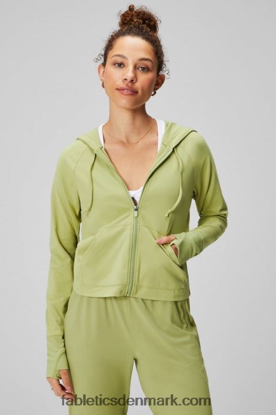 Fabletics Kvinder oasis cropped hættetrøje PNX2T2445 violin