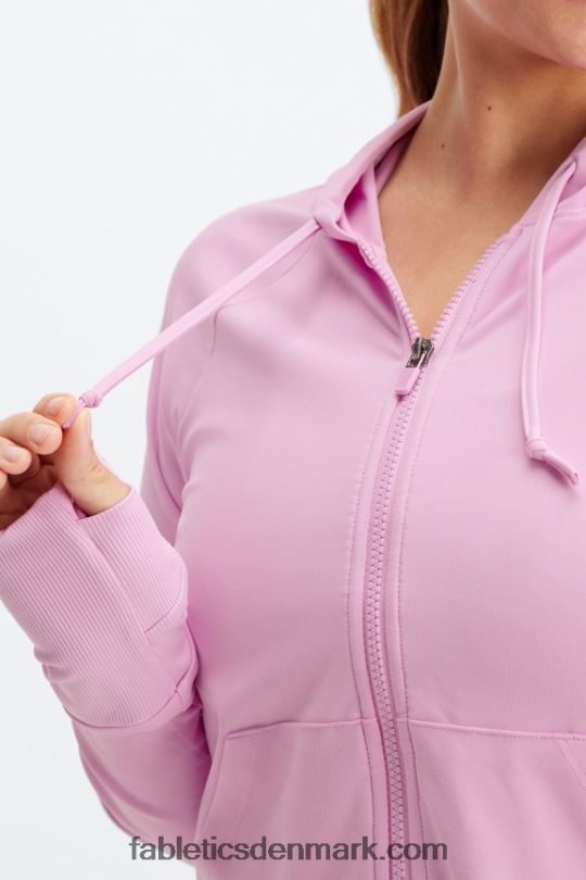 Fabletics Kvinder oasis cropped hættetrøje PNX2T2450 tåget lilla