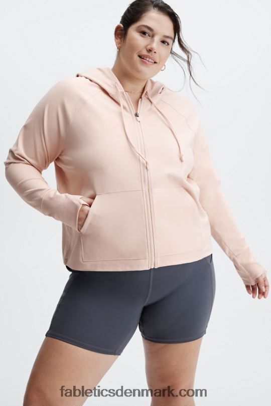 Fabletics Kvinder oasis cropped hættetrøje PNX2T2453 sand