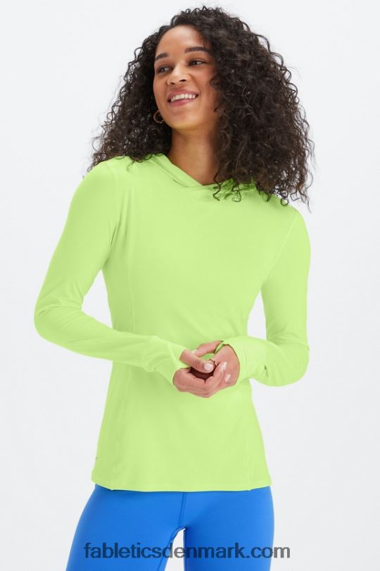 Fabletics Kvinder phoenix run hættetrøje PNX2T2463 highlighter
