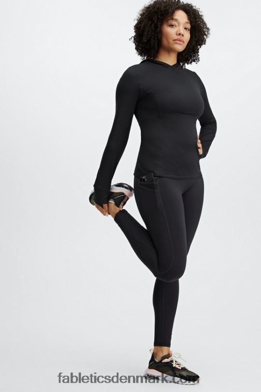 Fabletics Kvinder phoenix run hættetrøje PNX2T2464 sort