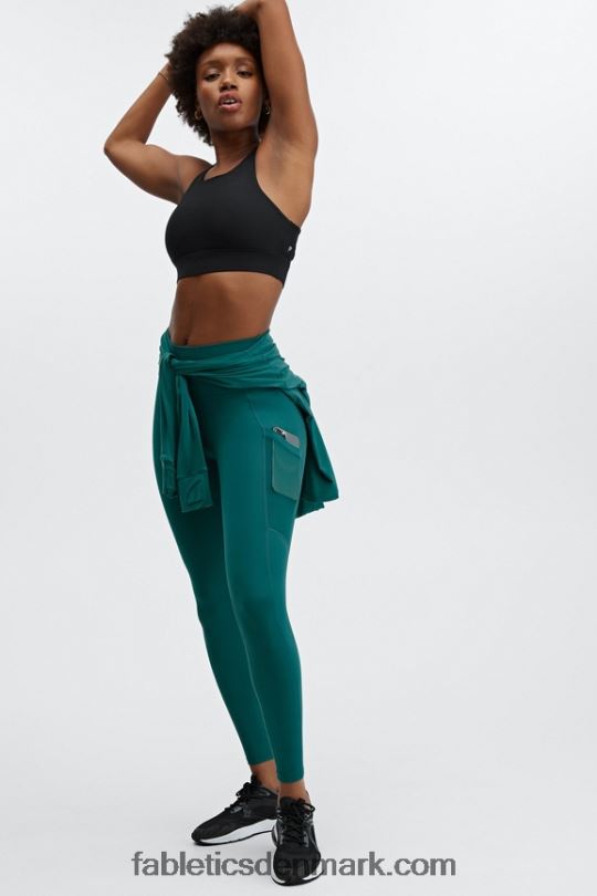 Fabletics Kvinder phoenix run hættetrøje PNX2T2468 fjord