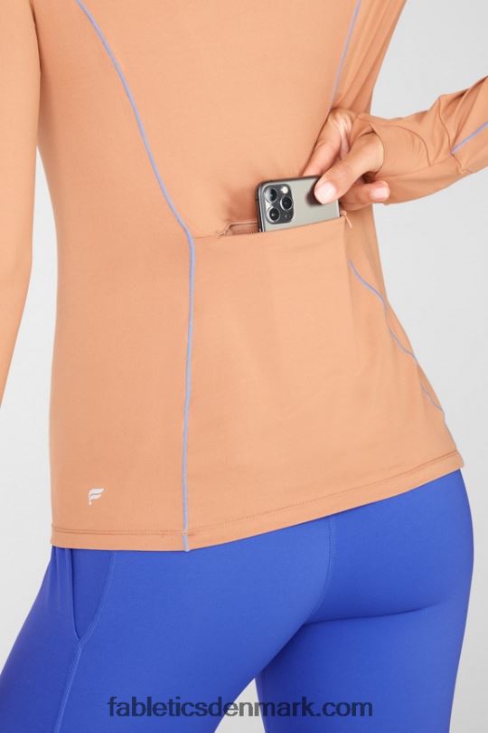 Fabletics Kvinder phoenix run hættetrøje PNX2T2470 drivlandskab/bleg iris