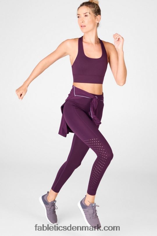 Fabletics Kvinder phoenix run hættetrøje PNX2T2471 blomme perfekt/violette