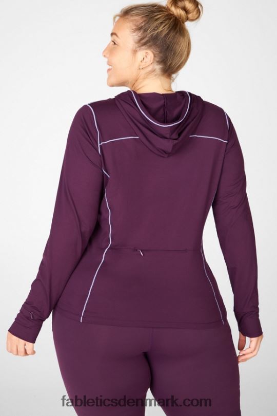 Fabletics Kvinder phoenix run hættetrøje PNX2T2472 blomme perfekt/violette