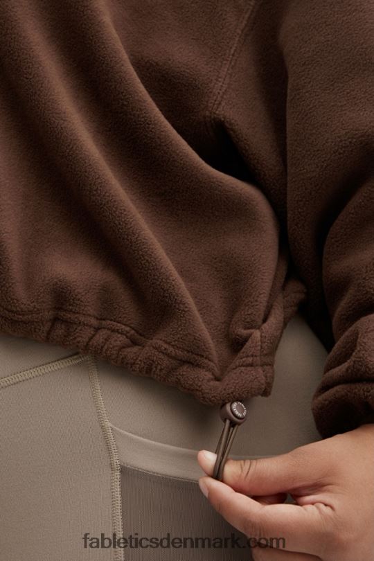 Fabletics Kvinder rayne polar fleece 1/4 lynlås PNX2T2512 cikorie kaffe