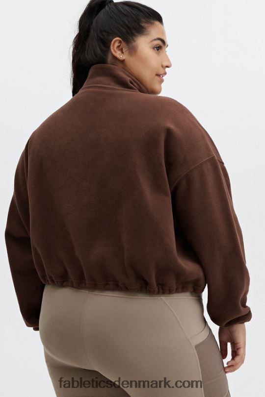 Fabletics Kvinder rayne polar fleece 1/4 lynlås PNX2T2512 cikorie kaffe