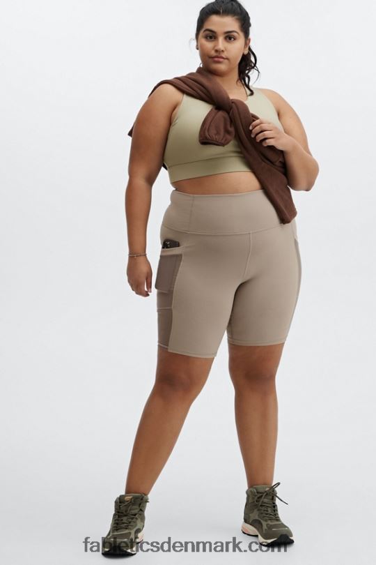 Fabletics Kvinder rayne polar fleece 1/4 lynlås PNX2T2512 cikorie kaffe