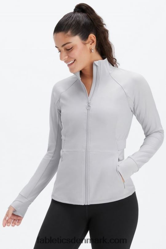 Fabletics Kvinder trinity performance jakke PNX2T2571 mineralgrå