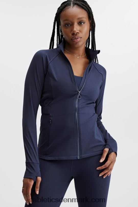 Fabletics Kvinder trinity performance jakke PNX2T2572 dyb flåde