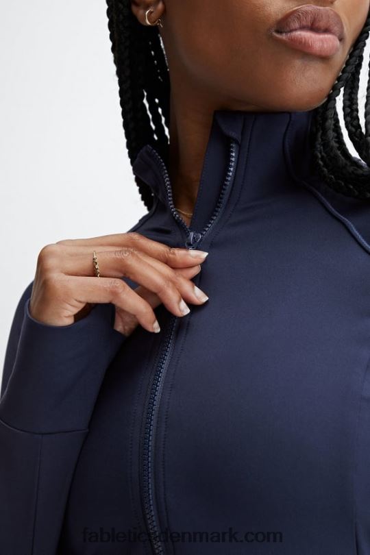 Fabletics Kvinder trinity performance jakke PNX2T2572 dyb flåde