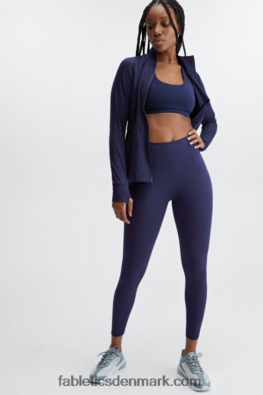 Fabletics Kvinder trinity performance jakke PNX2T2572 dyb flåde