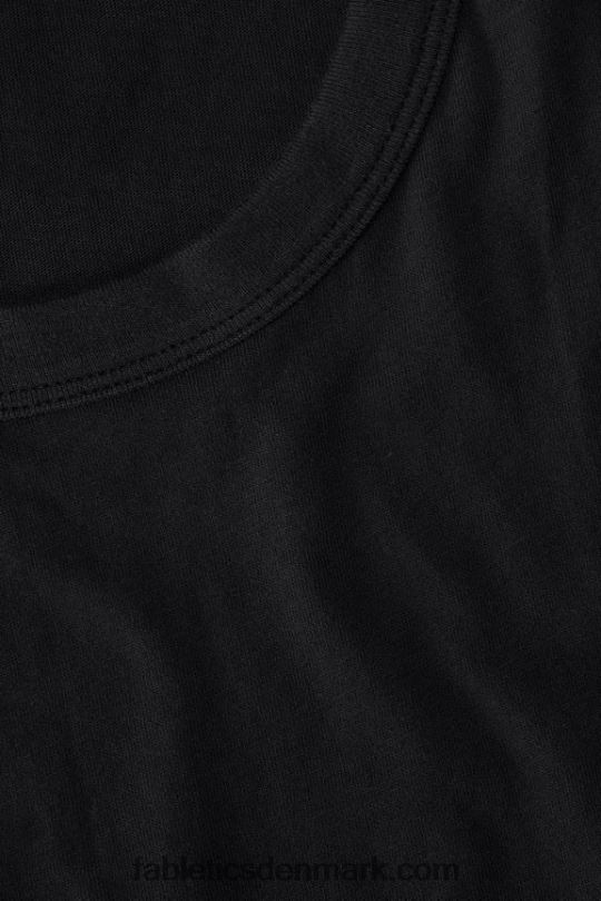 Fabletics Kvinder 100% bomuld scoop tank PNX2T2157 sort