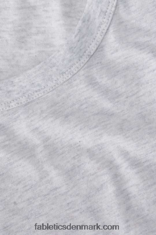 Fabletics Kvinder 100% bomuld scoop tank PNX2T2160 blød grå lyng