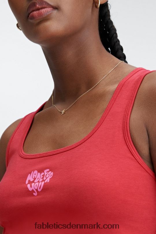 Fabletics Kvinder 24/7 brit tank PNX2T2254 haute rød