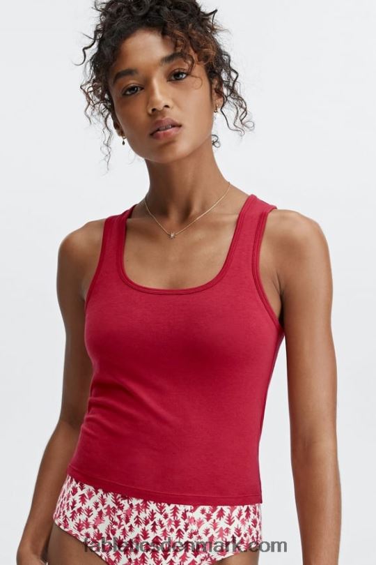 Fabletics Kvinder 24/7 brit tank PNX2T2256 dyb rød