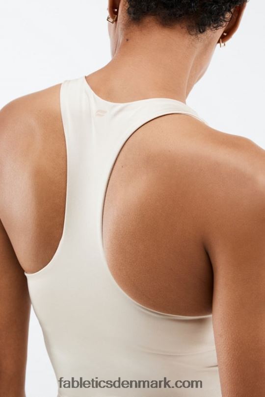 Fabletics Kvinder averie shine indbygget bh tank PNX2T2224 grå tåge skinne