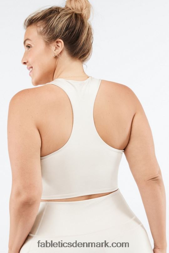 Fabletics Kvinder averie shine indbygget bh tank PNX2T2225 grå tåge skinne