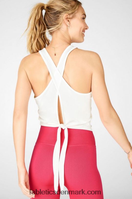 Fabletics Kvinder bea tank PNX2T2374 hvid lyng