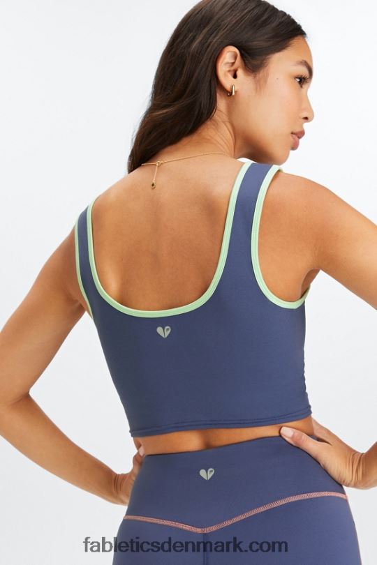 Fabletics Kvinder catalina indbygget bh tank PNX2T2274 dyb kobolt multi