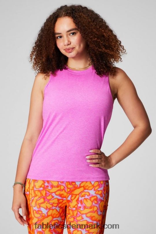 Fabletics Kvinder dry-flex åben bagtank PNX2T2116 lyserød flugtlyng
