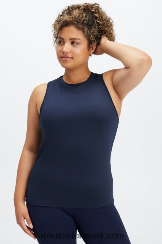 Fabletics Kvinder dry-flex åben bagtank PNX2T2123 dyb flåde