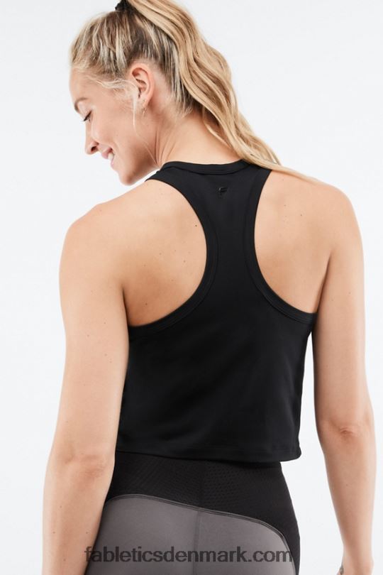 Fabletics Kvinder dry-flex klassisk tank PNX2T2217 sort