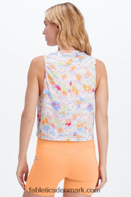 Fabletics Kvinder dry-flex muskeltank PNX2T2206 new wave blomster/atletisk klub