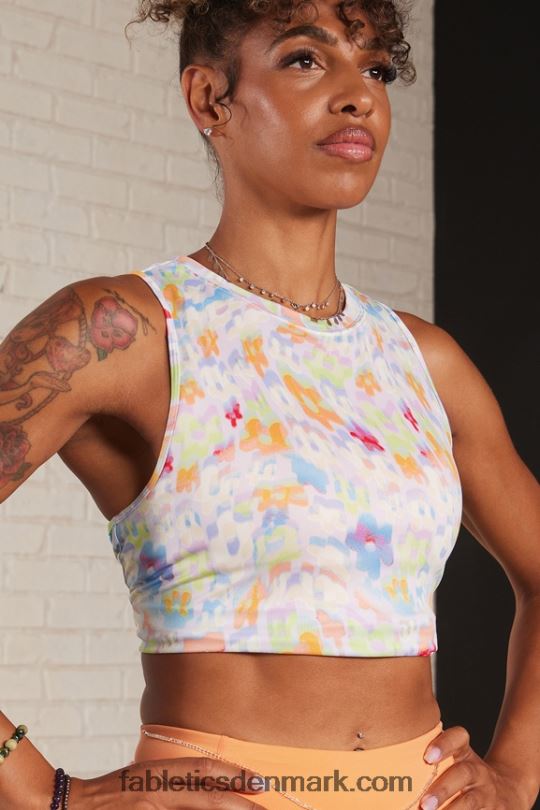 Fabletics Kvinder dry-flex muskeltank PNX2T2206 new wave blomster/atletisk klub
