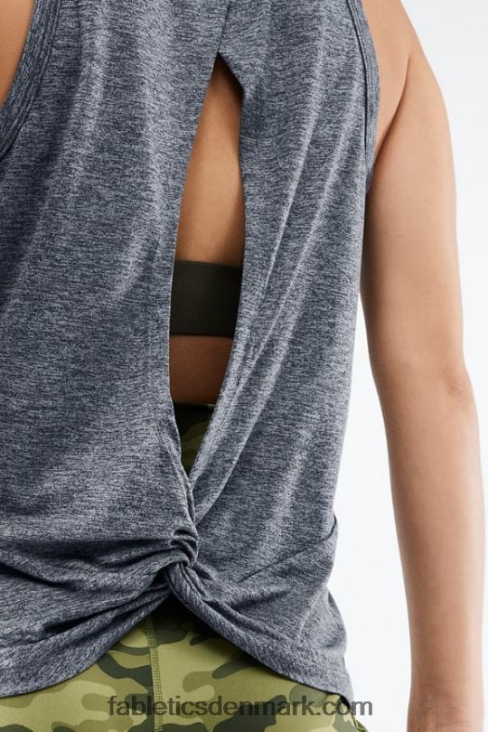 Fabletics Kvinder dry-flex snoet åben rygtank PNX2T2290 grå lyng