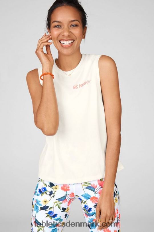 Fabletics Kvinder gia tank PNX2T2418 dæmpet hvid