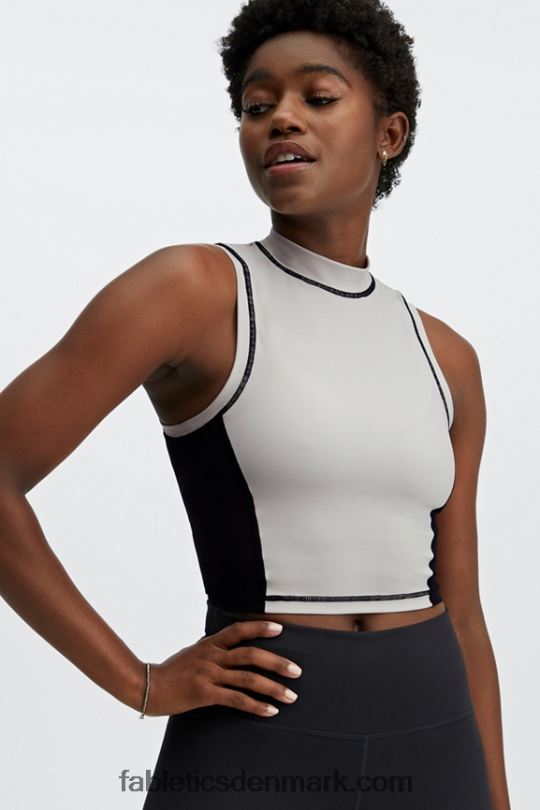 Fabletics Kvinder giana mock neck tank PNX2T2302 ask/sort