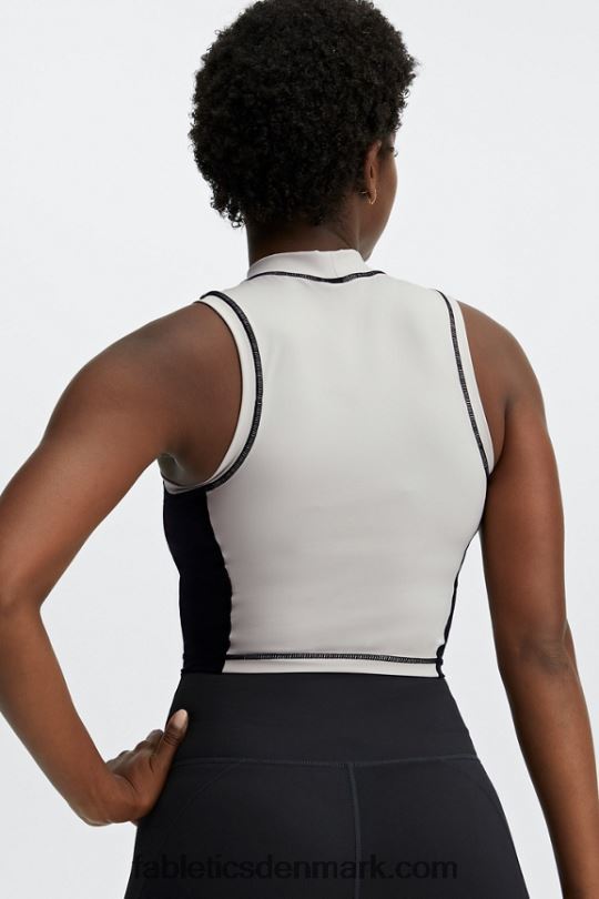 Fabletics Kvinder giana mock neck tank PNX2T2302 ask/sort