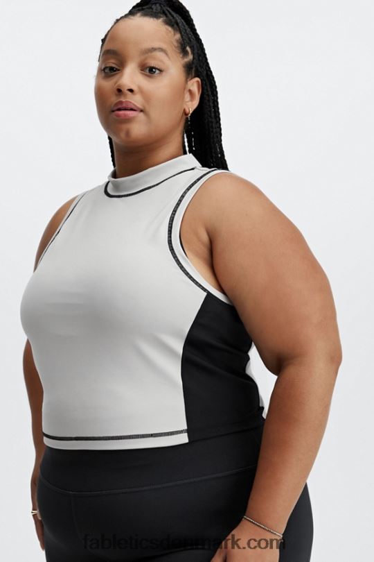 Fabletics Kvinder giana mock neck tank PNX2T2303 ask/sort