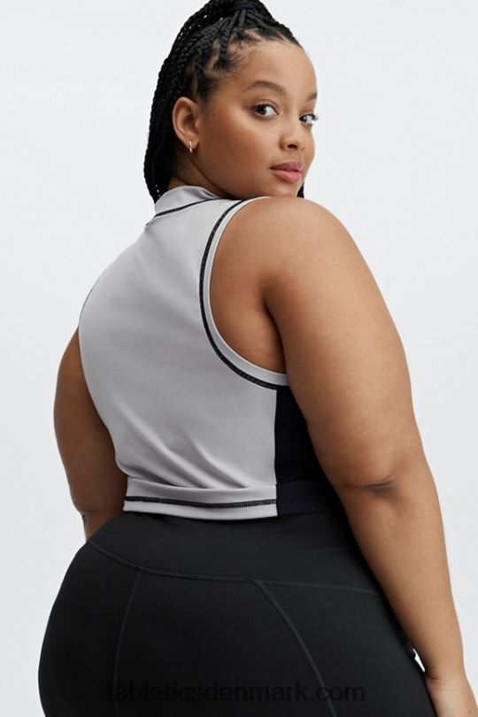 Fabletics Kvinder giana mock neck tank PNX2T2303 ask/sort