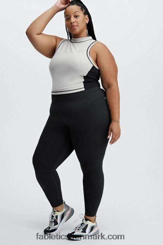Fabletics Kvinder giana mock neck tank PNX2T2303 ask/sort