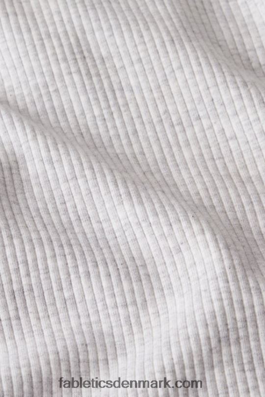 Fabletics Kvinder høj hals rib tank PNX2T2142 blød grå lyng