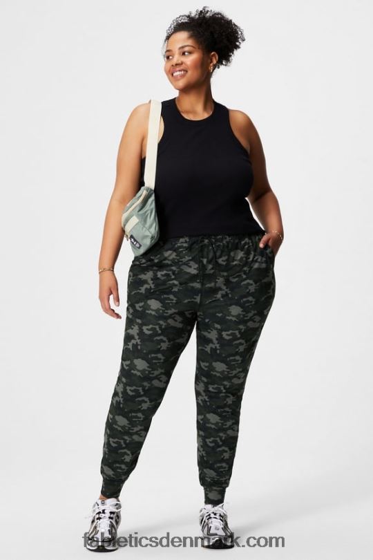 Fabletics Kvinder høj hals rib tank PNX2T2146 sort