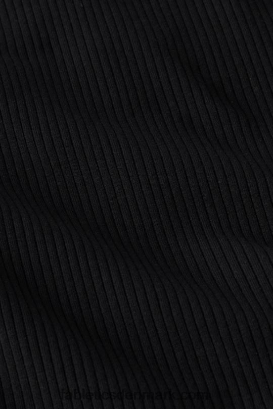 Fabletics Kvinder høj hals rib tank PNX2T2146 sort