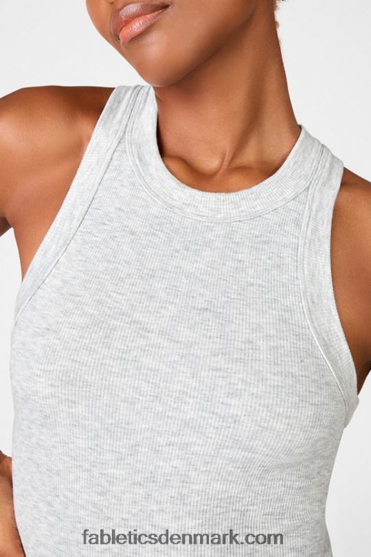 Fabletics Kvinder kinsley sømløs bodysuit PNX2T2360 lysegrå lyng