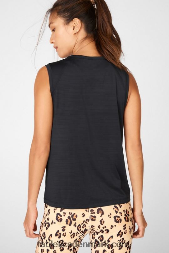 Fabletics Kvinder øko-bevidst muskeltank PNX2T2306 sort