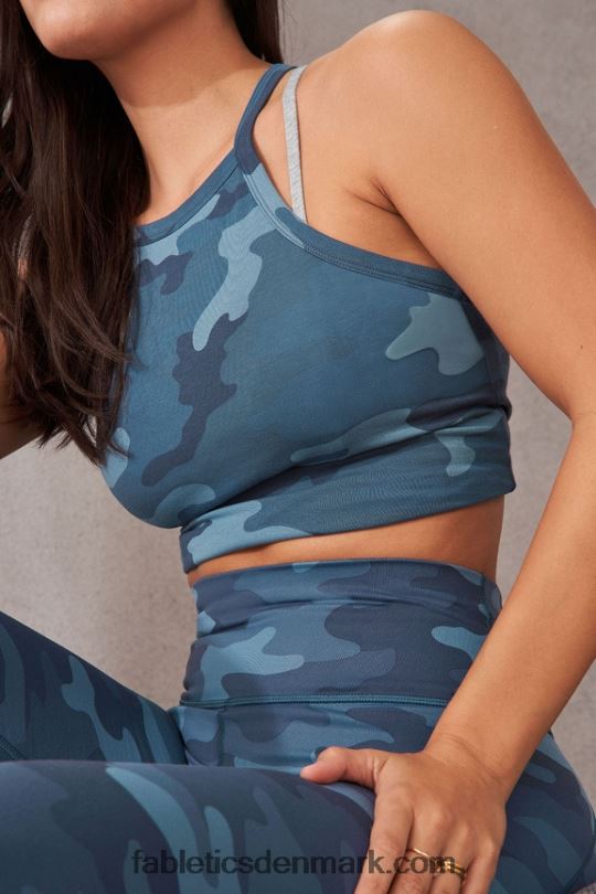 Fabletics Kvinder live-in grimetank PNX2T2226 midnatsbølge stor camo