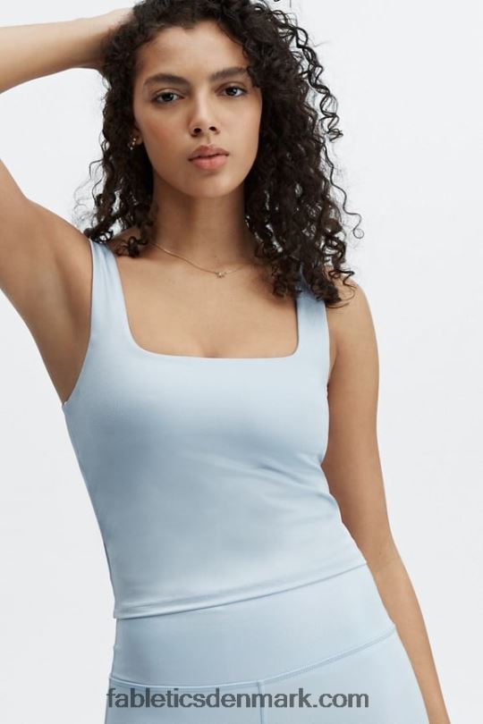 Fabletics Kvinder lydia shine indbygget bh tank PNX2T2293 iriserende pudderblå