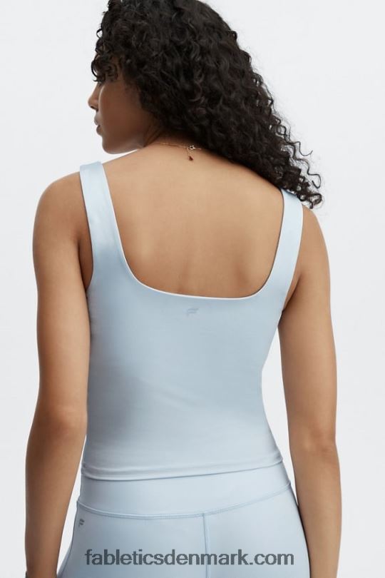 Fabletics Kvinder lydia shine indbygget bh tank PNX2T2293 iriserende pudderblå
