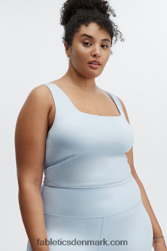 Fabletics Kvinder lydia shine indbygget bh tank PNX2T2294 iriserende pudderblå