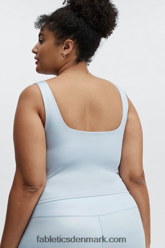 Fabletics Kvinder lydia shine indbygget bh tank PNX2T2294 iriserende pudderblå